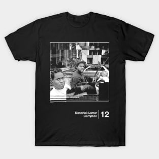 Compton / Minimal Graphic Artwork Design T-Shirt